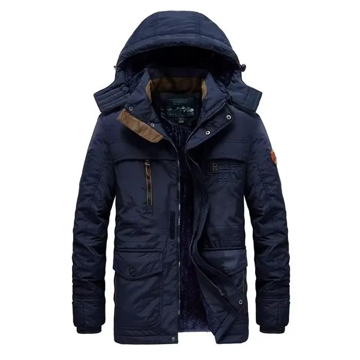 Manteau tactique au genou pour hommes