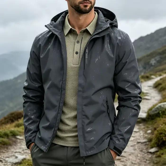 Veste de trekking imperméable pour homme