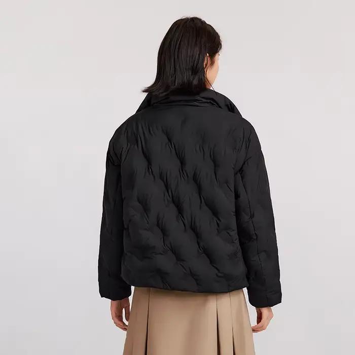 Doudoune Fine Pied-de-Poule pour Femme