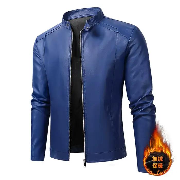 Veste en cuir pour homme