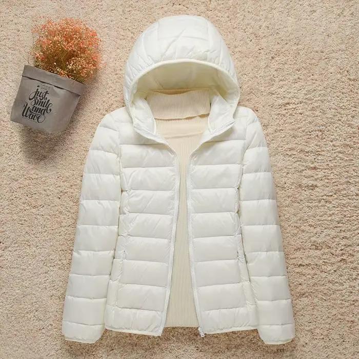 Doudoune Ultralégère à Capuche pour Femme