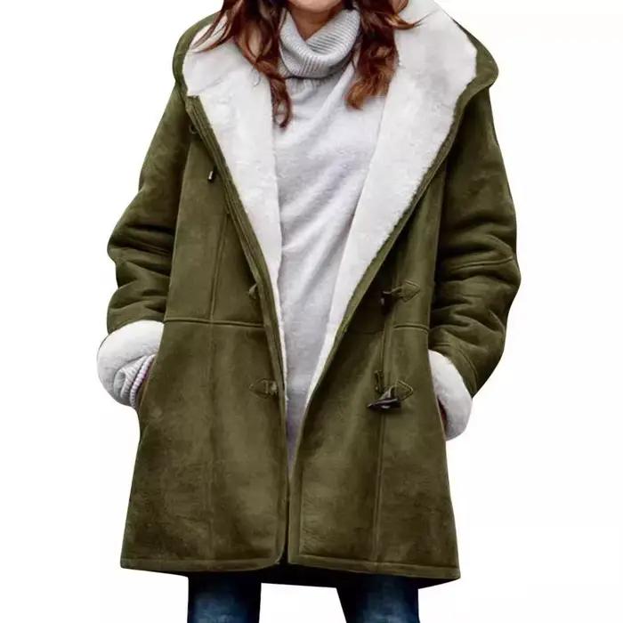 Veste d'hiver pour femme en sherpa