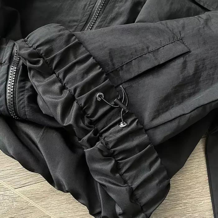 Glo Gang The Glory-Trench-coat décontracté à fermeture éclair complète