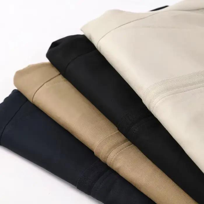 Veste Homme MRMT 2026 – Manteau Décontracté Slim en Coton Lavé avec Col