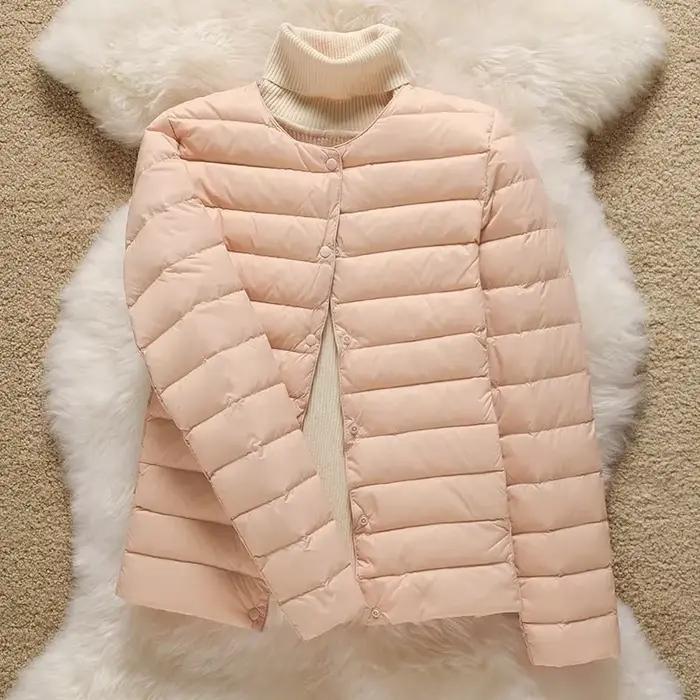 Vestes bouffantes en duvet de canard Ultra léger pour femmes