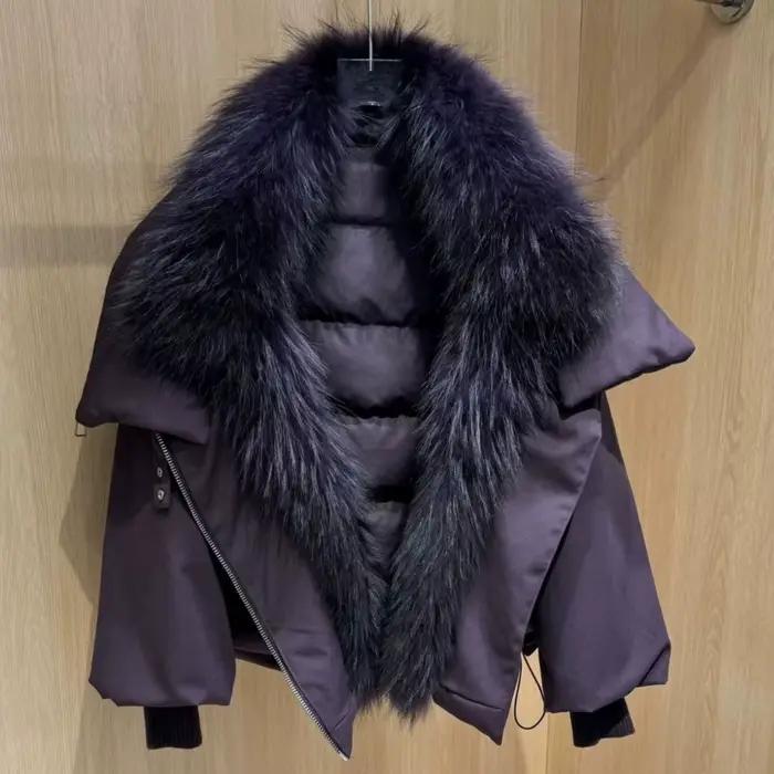 Doudoune Courte Femme Style Urbain Hiver 2026 – Col Montant Tendance