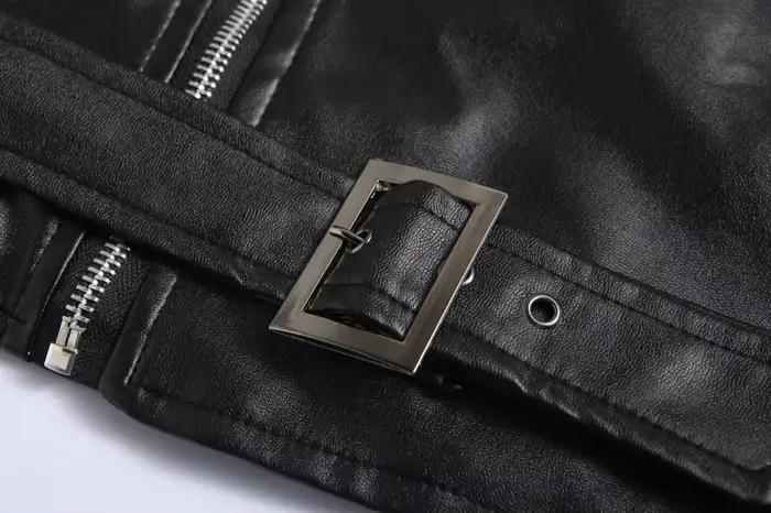 Veste en cuir PU tendance pour homme style décontracté voyage printemps confortable légèreté style motard ajustée