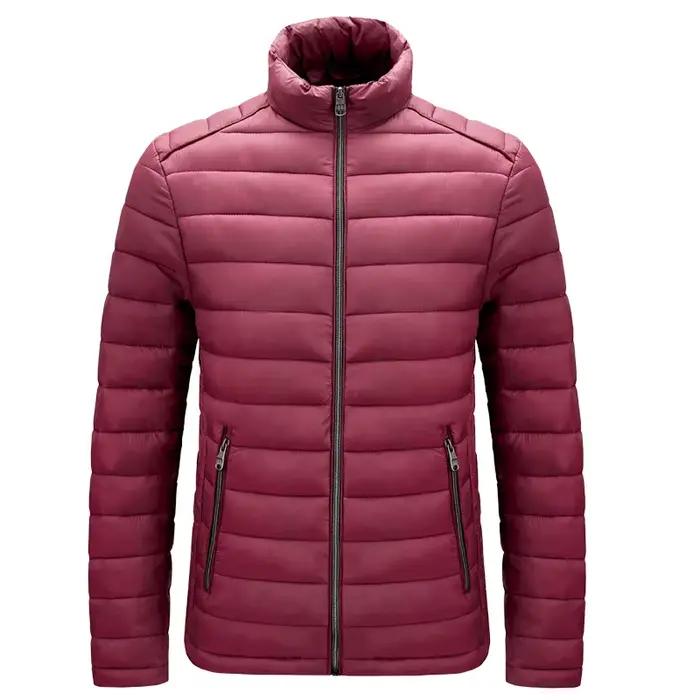 Automne hiver nouveaux hommes Parkas mode chaud col montant vestes