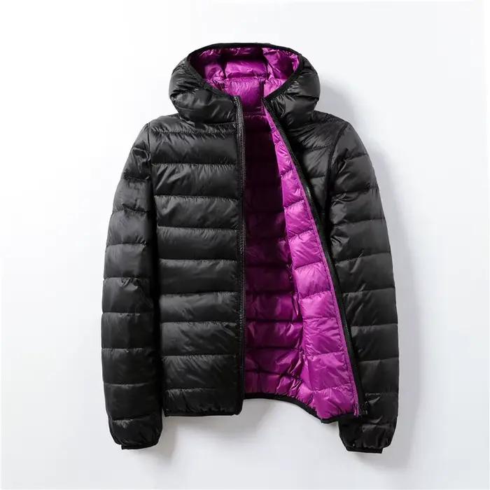 Doudoune en Duvet de Canard Blanc Ultraléger pour Femme
