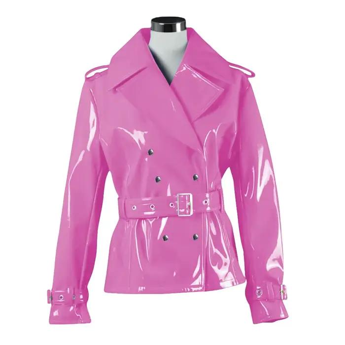 Manteau Blazer en vinyle pour hommes et femmes