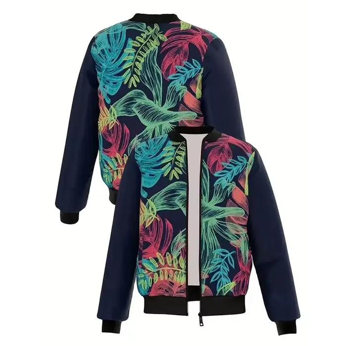 Veste à fleurs colorées rétro pour hommes