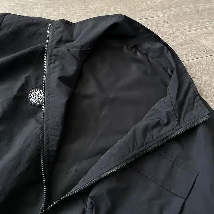 Glo Gang The Glory-Trench-coat décontracté à fermeture éclair complète