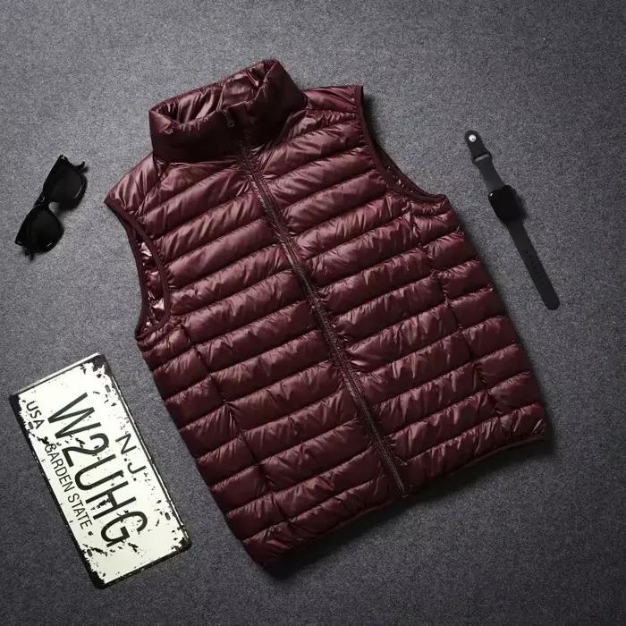 Veste bouffante sans manches pour hommes