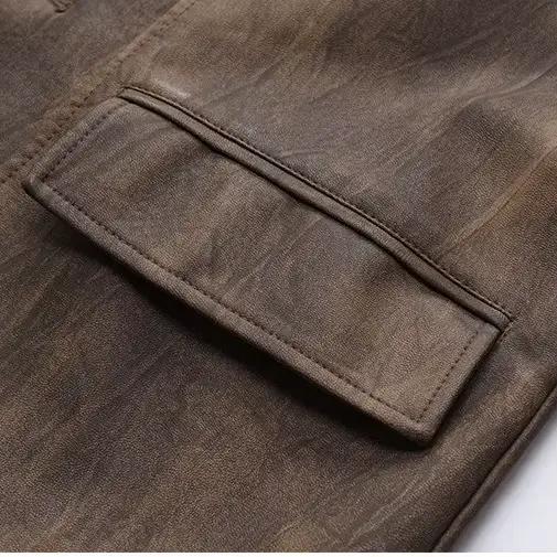 Manteau en cuir pour homme