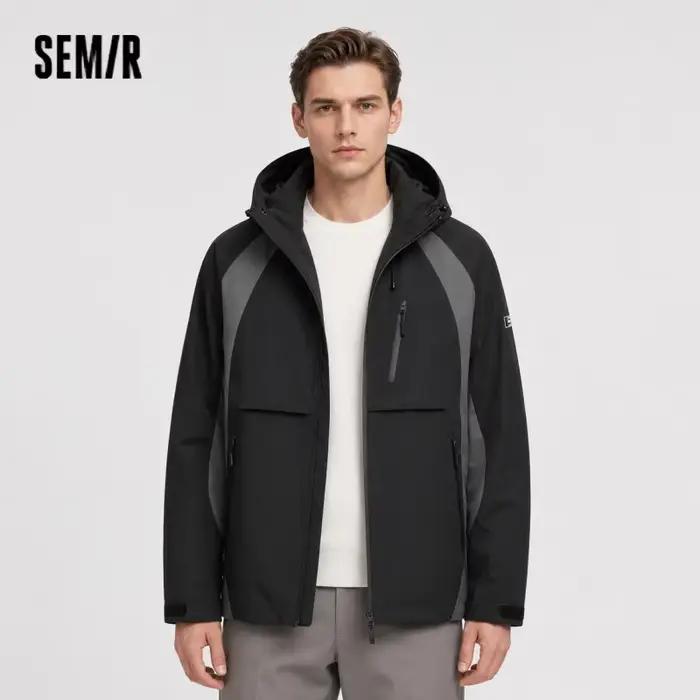 Doudoune à Capuche Imperméable pour Homme