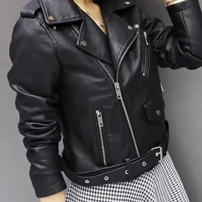 Veste en Faux cuir pour femme