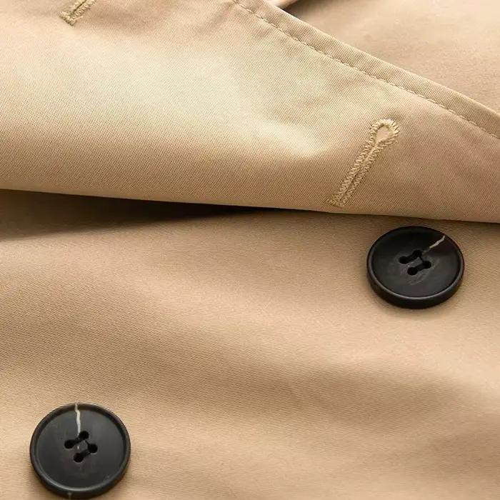 Trench-coat court pour femme