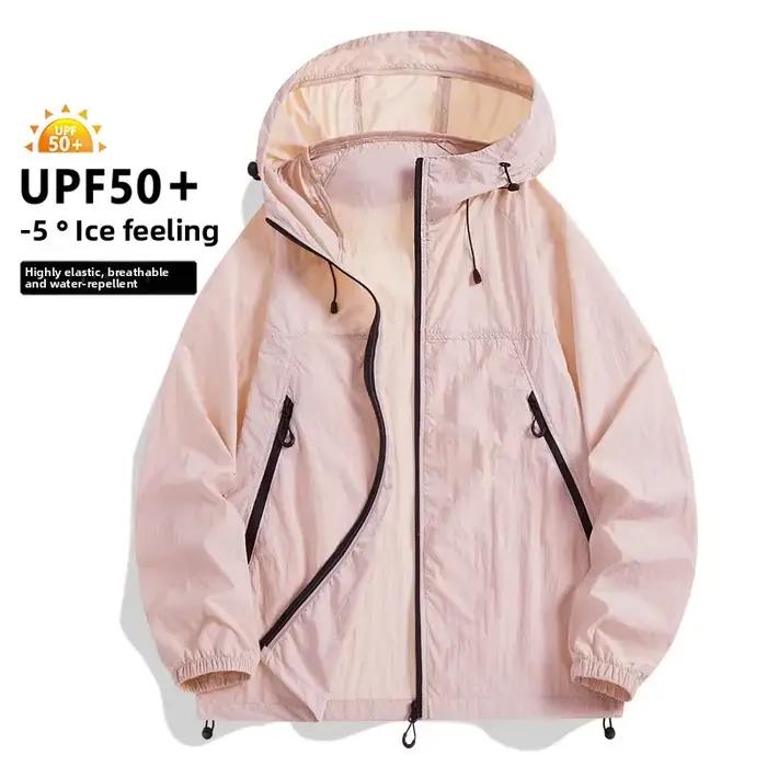Veste à capuche Ultra-mince, respirante, coupe-vent, imperméable, série montagne en plein air, combinaison de course, vêtements de sport légers