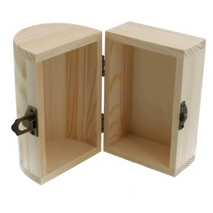 Boîtes boîte en bois boîte en bois nouveaux accessoires utilitaires souvenir plaine petit/grand décorer bijoux pin mariage