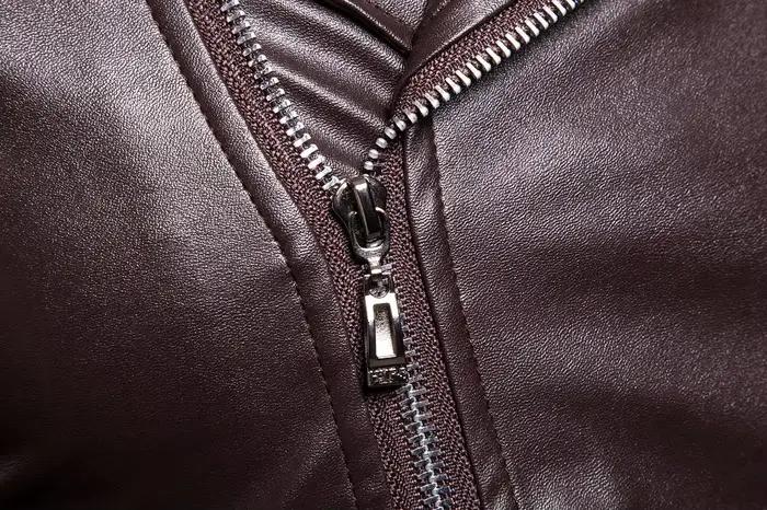 Veste en cuir pour homme