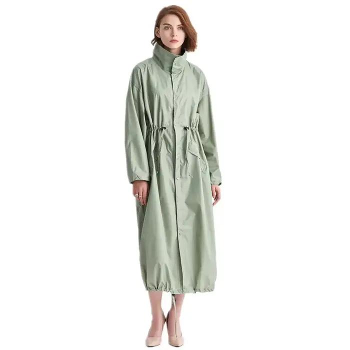 Imperméable long à capuche pour hommes et femmes, veste ponchos imperméable, manteau de pluie coupe-vent, randonnée légère, Everak