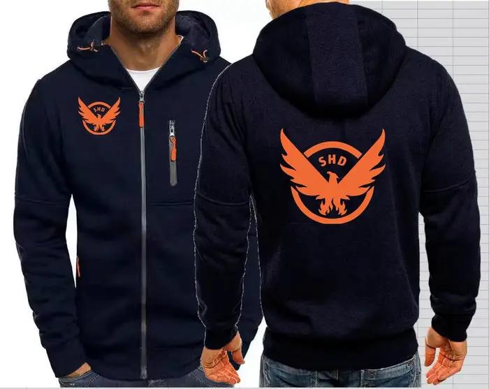 Veste à Capuche avec Fermeture Éclair pour Homme, Vêtement SHD, Tom Clancy, The Division CombThe Strategic Zones eland, PVD
