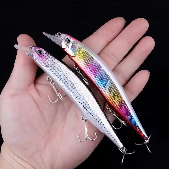 WALK FISH 13 cm 19g leurres de pêche méné yeux artificiels 3d appâts flottants appâts durs carpe pêche en mer matériel de pêche