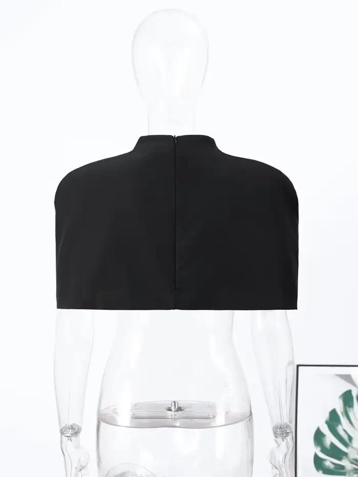 Tops châle courts élégants pour femmes