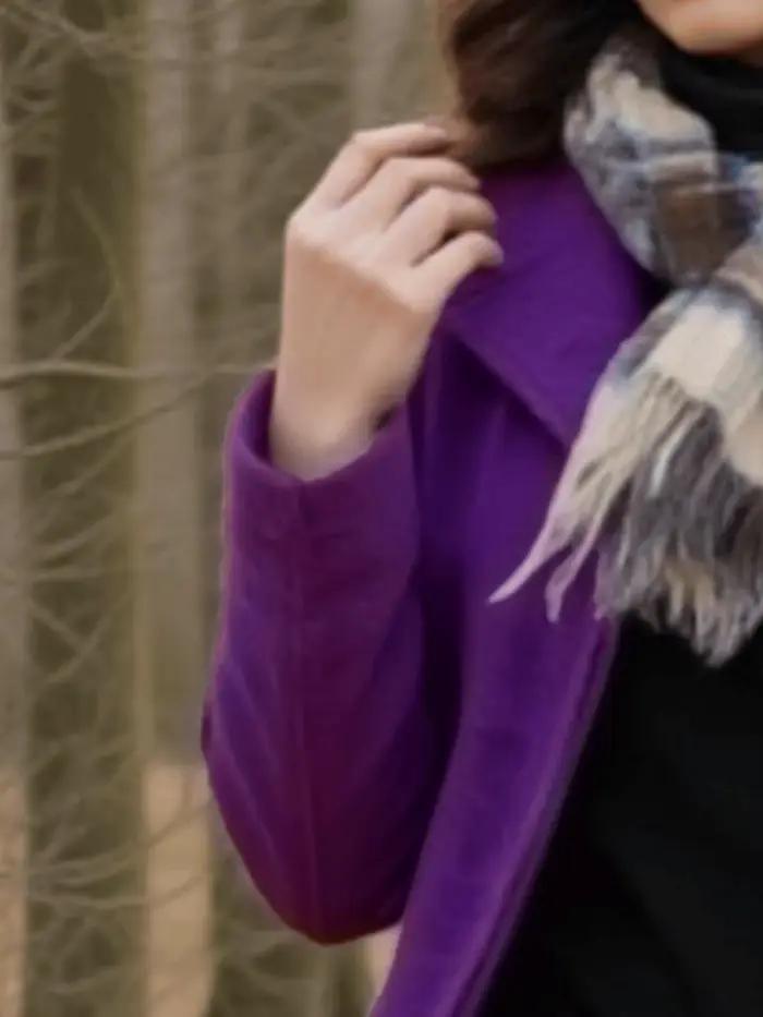 Manteau en laine épaisse de qualité supérieure pour femmes