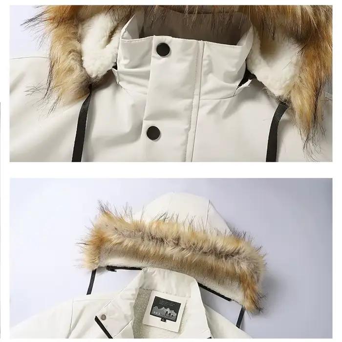 Veste de randonnée SoftShell imperméable en peluche chaude pour l'extérieur
