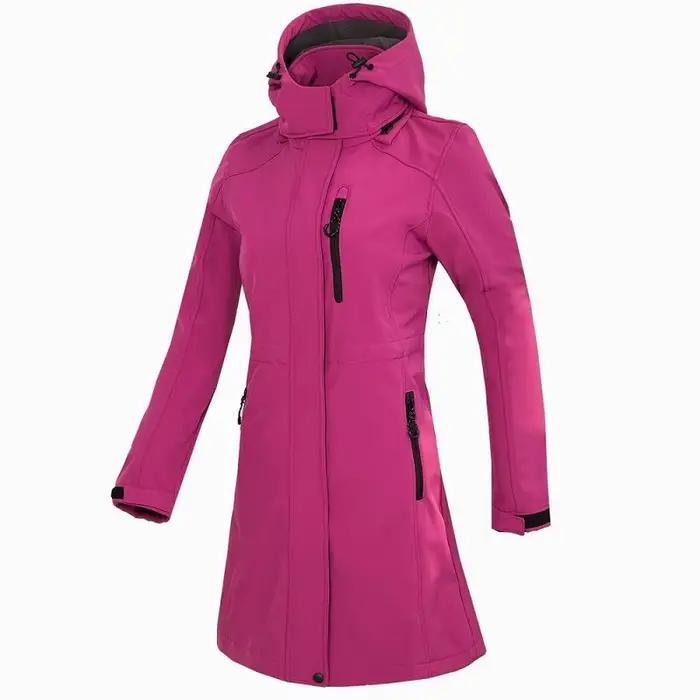 Veste d'athlétisme longue d'extérieur pour femmes