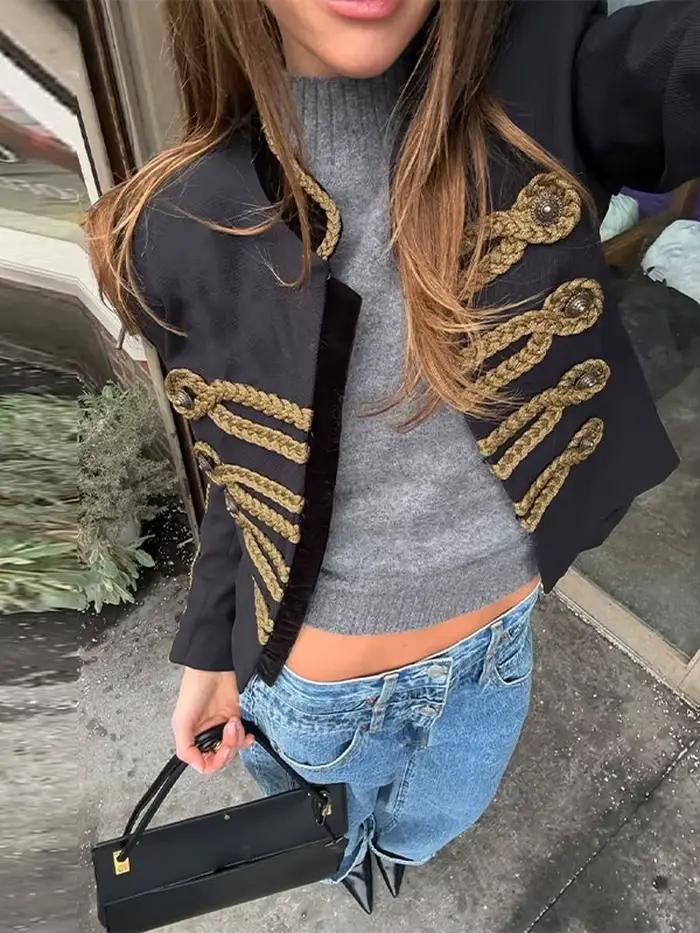 Veste courte chic à la mode pour femmes
