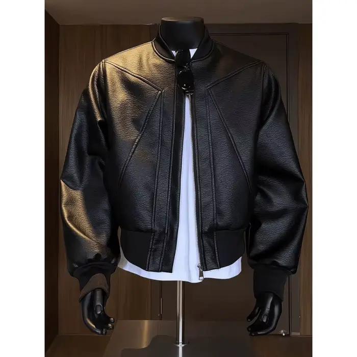 Manteaux pour hommes en similicuir