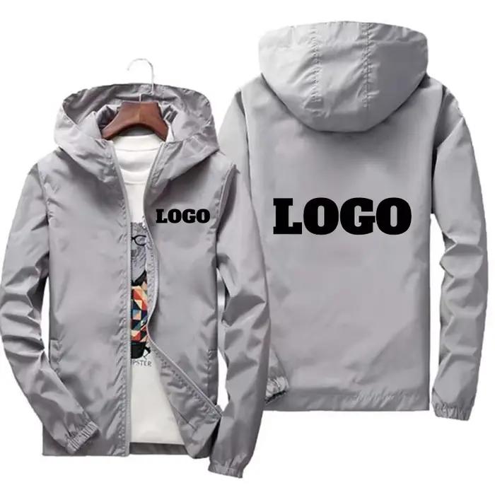 Veste, veste avec Logo personnalisé pour hommes, vêtements décontractés, vert, noir, rouge, extérieur, neuf