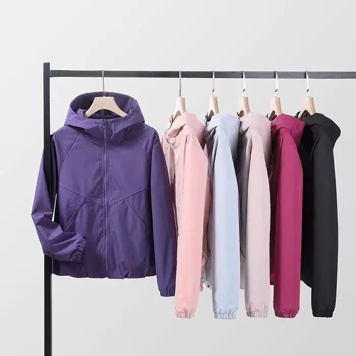 Trench-coat Femme 2026 Nouvelle Collection Printemps Automne Veste Coupe-Vent à Capuche Manteau Étudiant 3XL