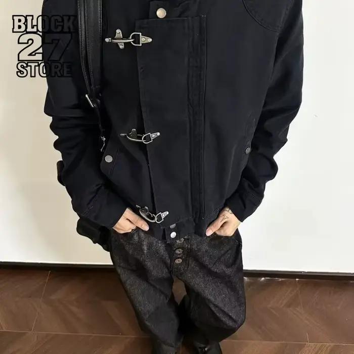 Veste Harajuku à col rabattu pour hommes