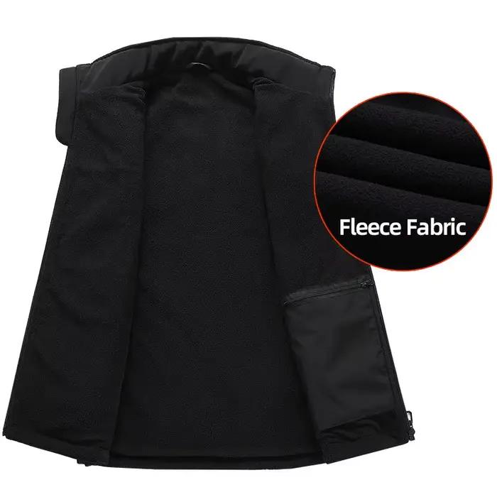 Gilet chauffant en polaire pour hommes et femmes