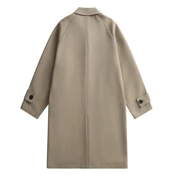 Tralike-Manteau long coupe-vent pour hommes
