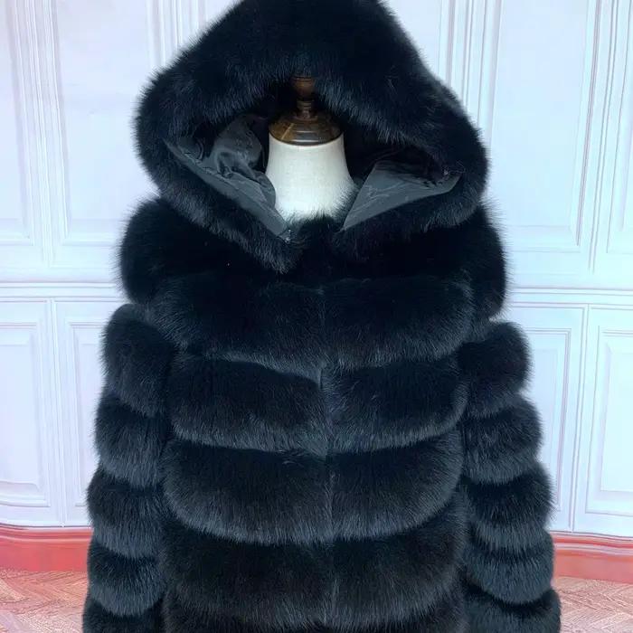 Manteau de fourrure femmes manteaux d'hiver pardessus femme vestes