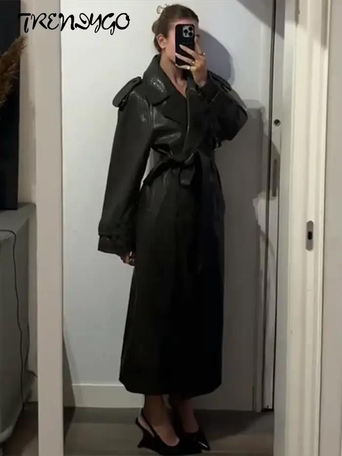 Veste en Faux cuir pour femme