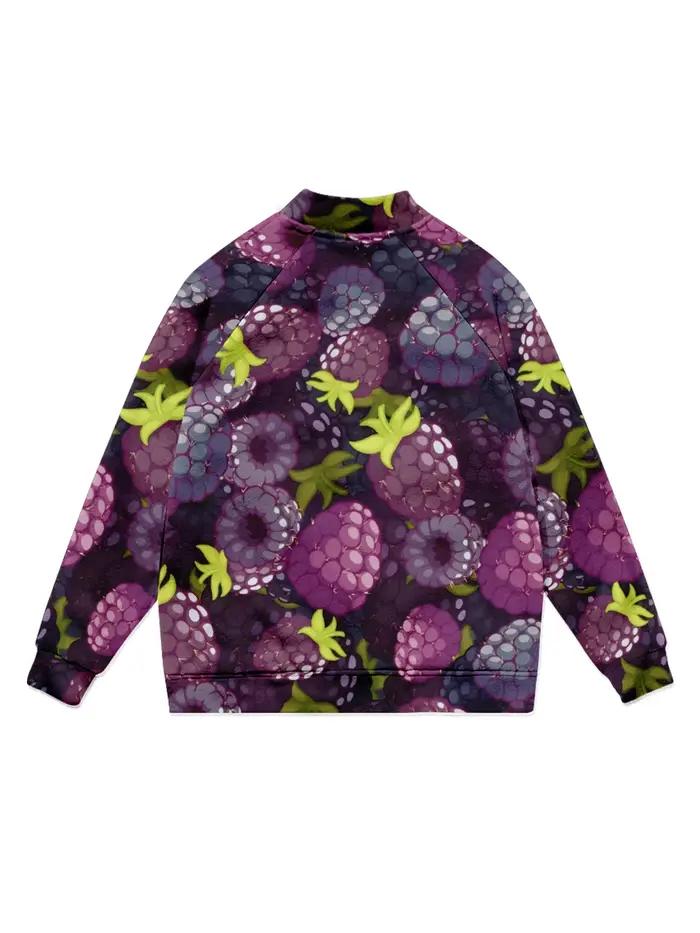 Veste de Baseball imprimée framboise