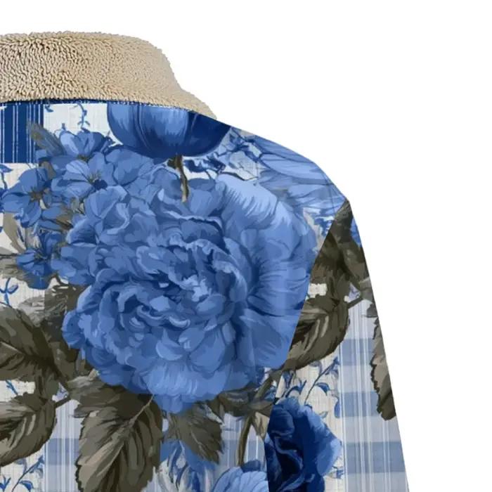 Vestes patchwork rétro vintage avec col en fausse fourrure, motif floral à pois, bouton sur le devant, automne hiver, style Boho, manteau d'extérieur unisexe