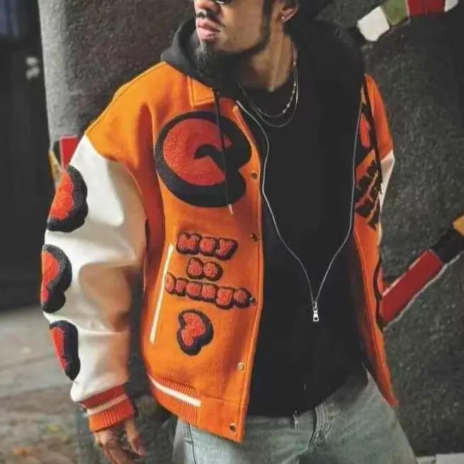 Veste d'université brodée pour hommes et femmes