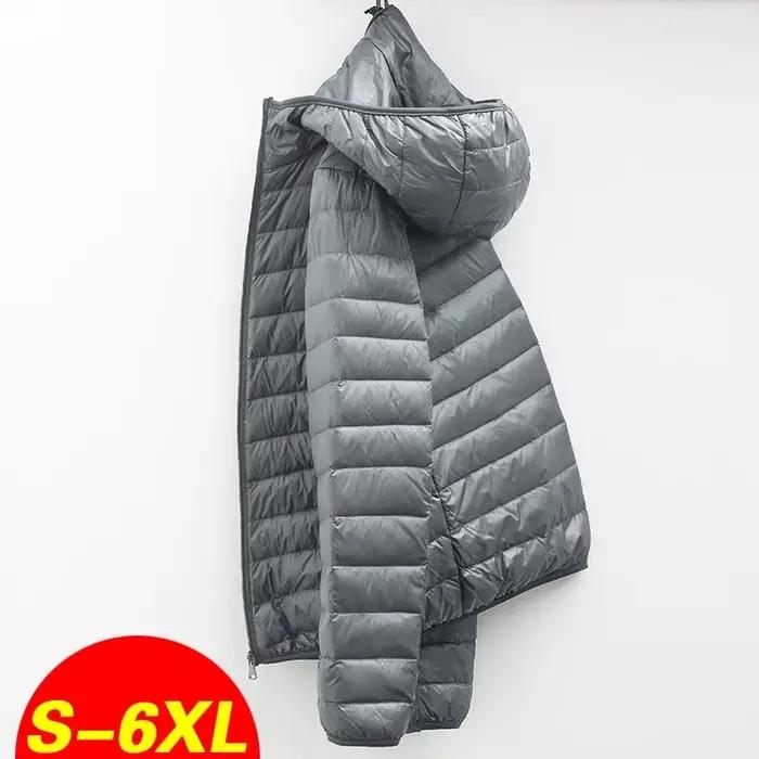 Manteau d'hiver à capuche pour hommes