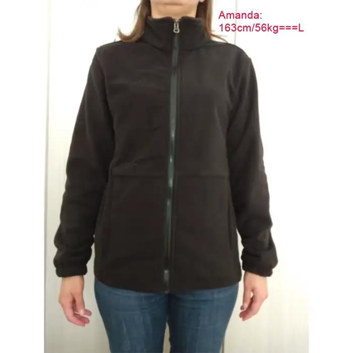 Veste polaire pour femmes rose rouge violet noir trv lwgo veste de randonnée de ski de camping de trekking thermique antistatique polyesters confortable et résistante