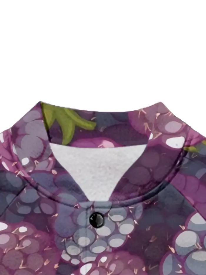 Veste de Baseball imprimée framboise