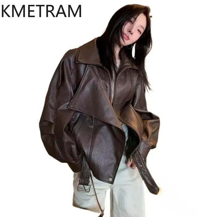 Veste en peau de mouton 100% véritable pour femme