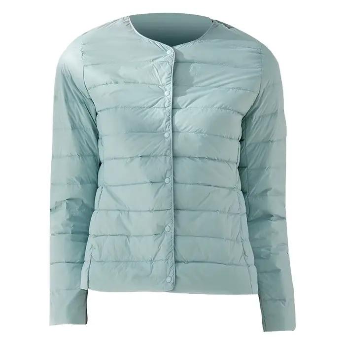 Ultra léger duvet de canard femmes mat tissu