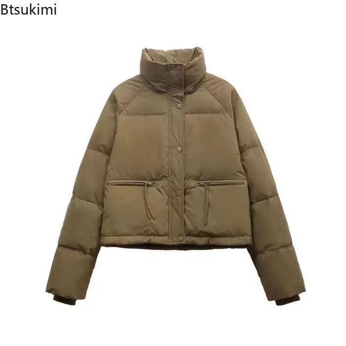Veste femme nouvelle Version coréenne col montant courte