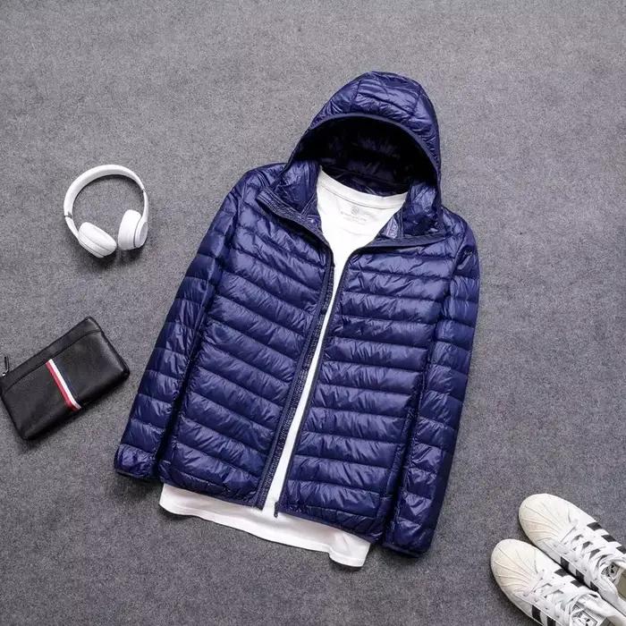 Doudoune ultralégère pour homme avec plume
